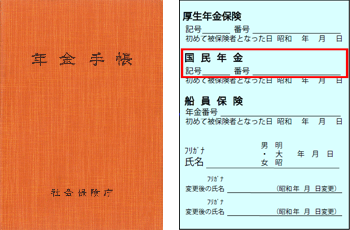 昭和49年10月～平成8年12月に被保険者資格の取得手続を行った方の年金手帳で基礎年金番号を調べる