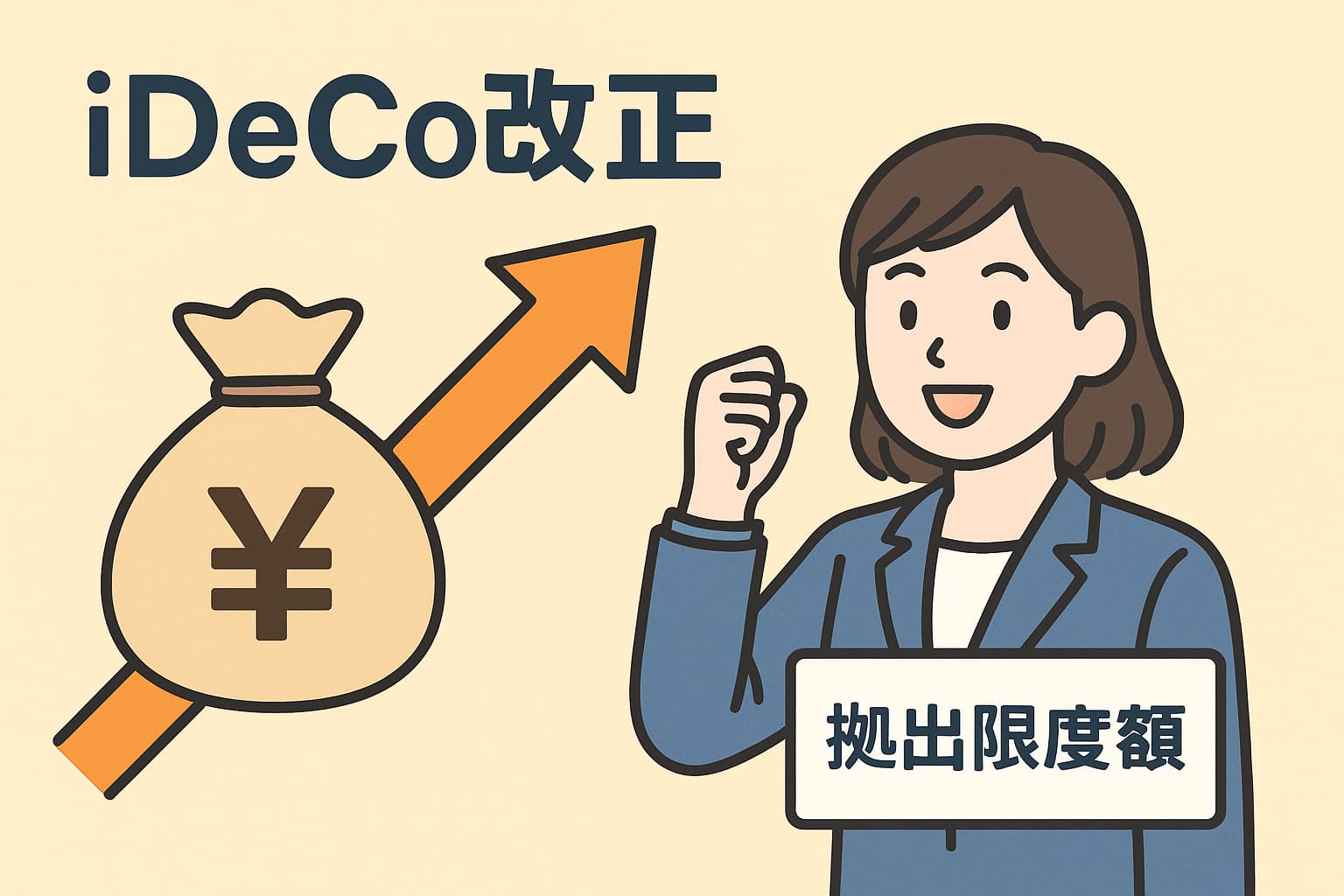 iDeCo改正！加入可能年齢と拠出限度額の引上げで大幅拡充に